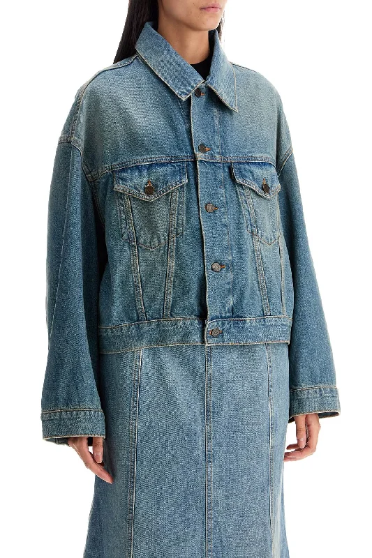 Haikure Denim Boxy Jacket With Spencer Women's date night jackets