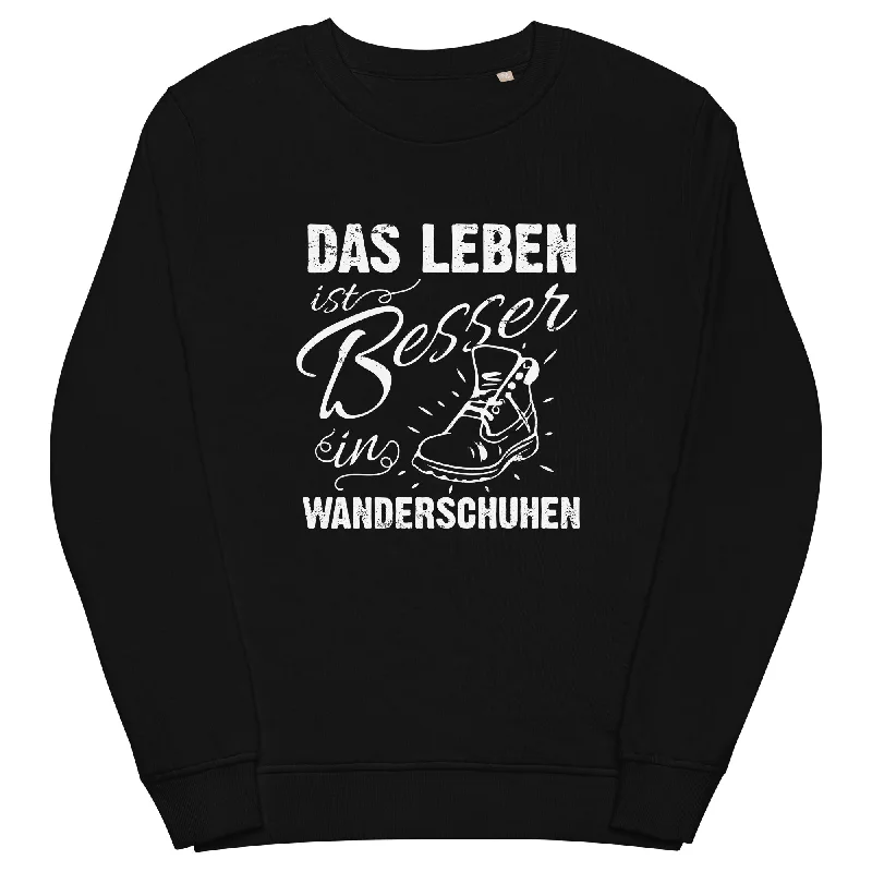 Leben besser in Wanderschuhen - Unisex Premium Organic Sweatshirt Stylish Hoodies Collection