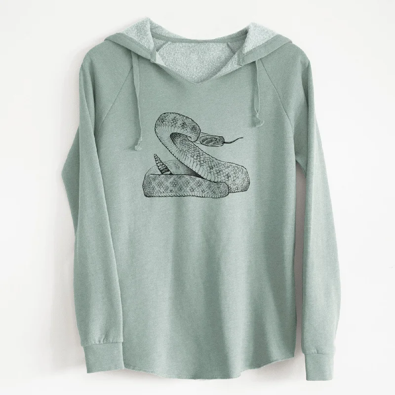 Western Diamondback Rattlesnake - Crotalus atrox - Cali Wave Hooded Sweatshirt Women’s Hoodie Pullover