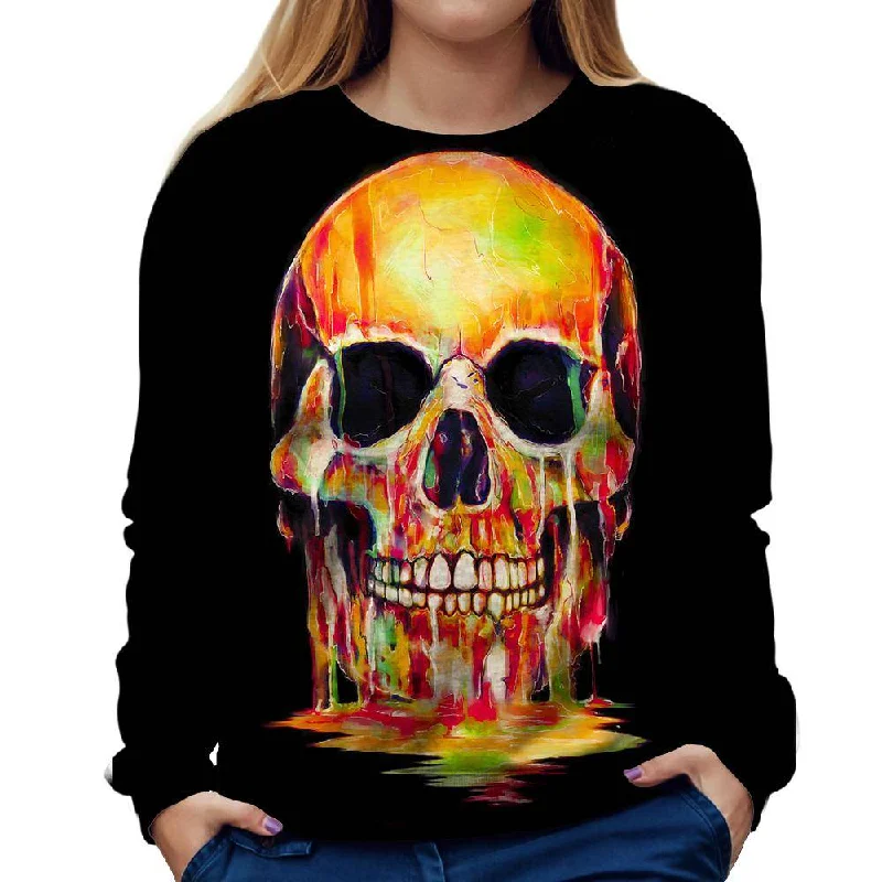 Dye Out Womens Sweatshirt Cozy Sweatshirts for Fall