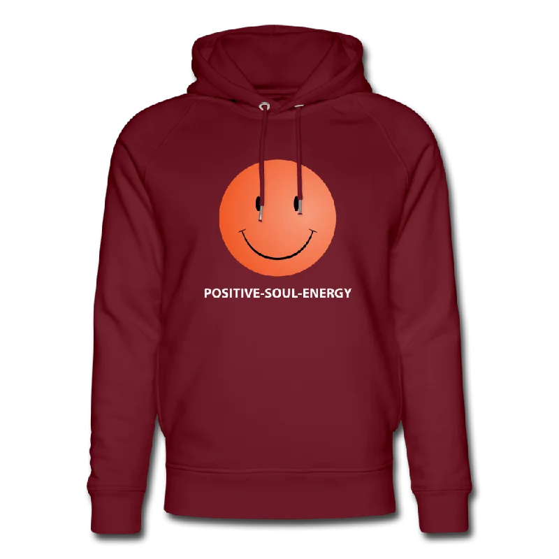 UNISEX POSITIVE SOUL ENERGY ORGANIC COTTON HOODIE Casual Pullover Hoodies