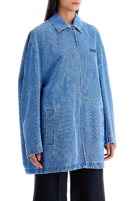 Marni 'oversized Organic Denim Jacket Women's boho jackets