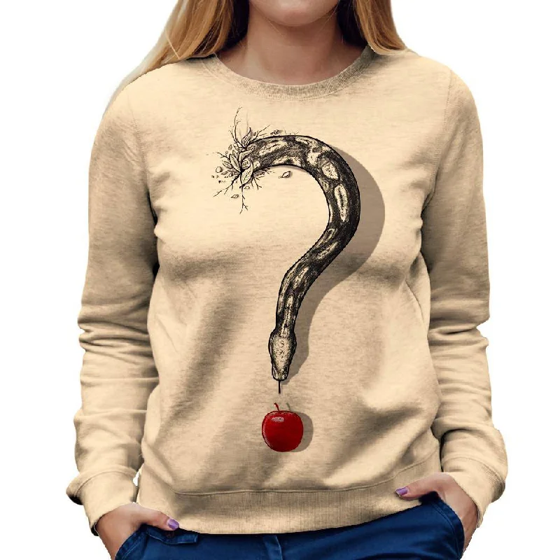 Curious Temptation Womens Sweatshirt Graphic Sweatshirts Collection