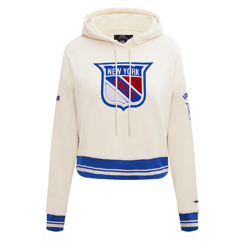 SUDADERA CON GORRO NHL NEW YORK RANGERS RETRO CLASSICS PARA MUJER Warm Fleece Sweatshirts