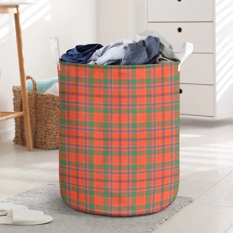 Monroe Ancient Tartan Laundry Basket