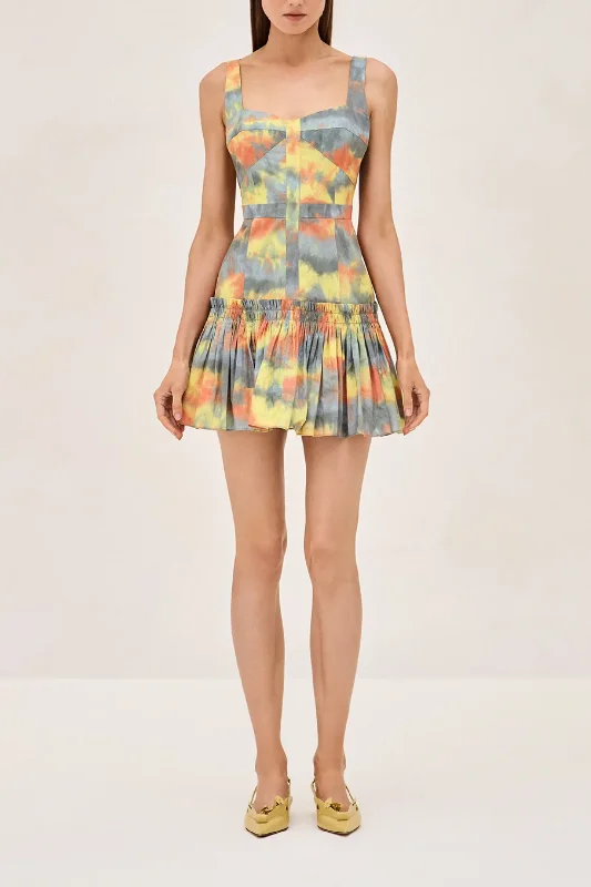 Cassidy Dress | Tie Dye Date night mini dresses