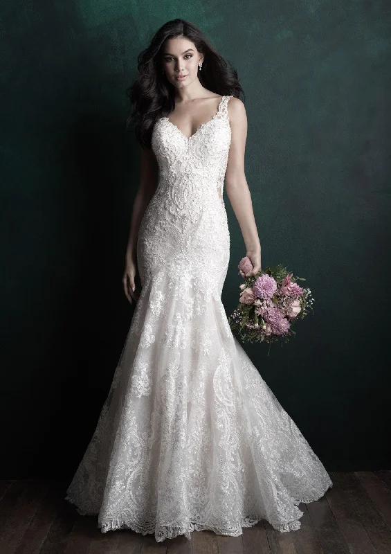 Allure Couture C504 Wedding Dress Boho Chic Gown