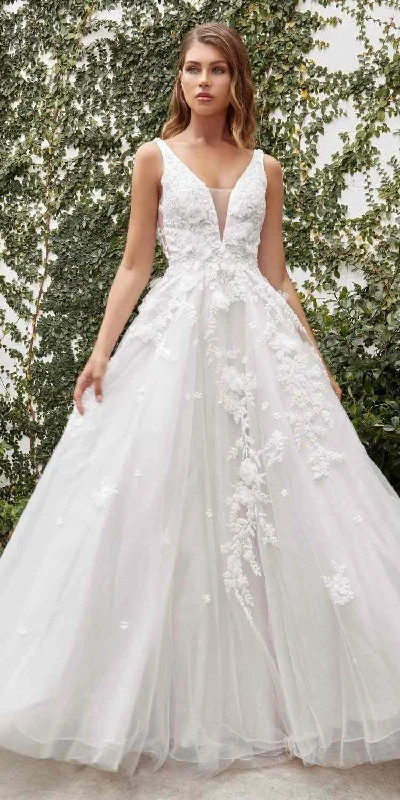 Andrea & Leo A1028W Gardenia A-Line Wedding Gown Boho Wedding Gown