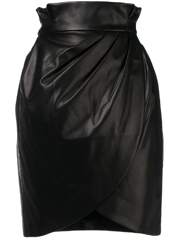 high-waist wrap skirt Petite unclassified skirts