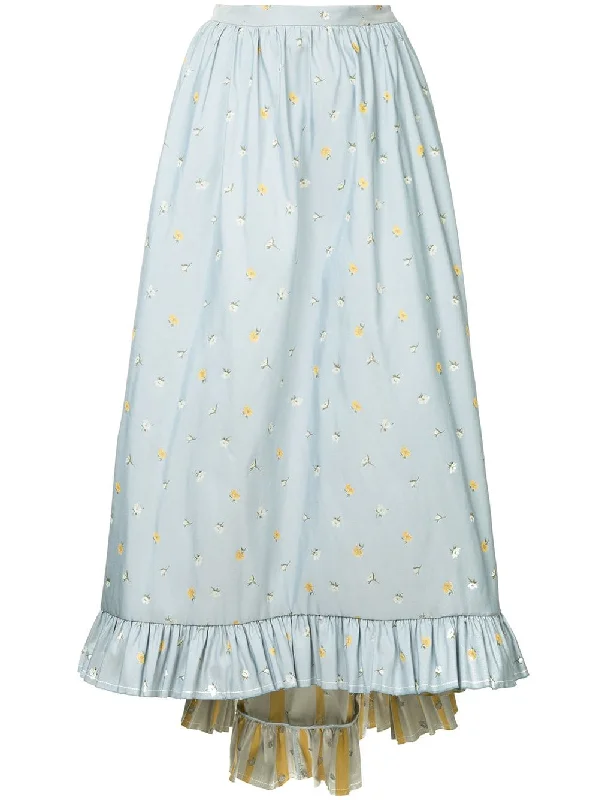 high-waisted floral skirt Formal unclassified skirts