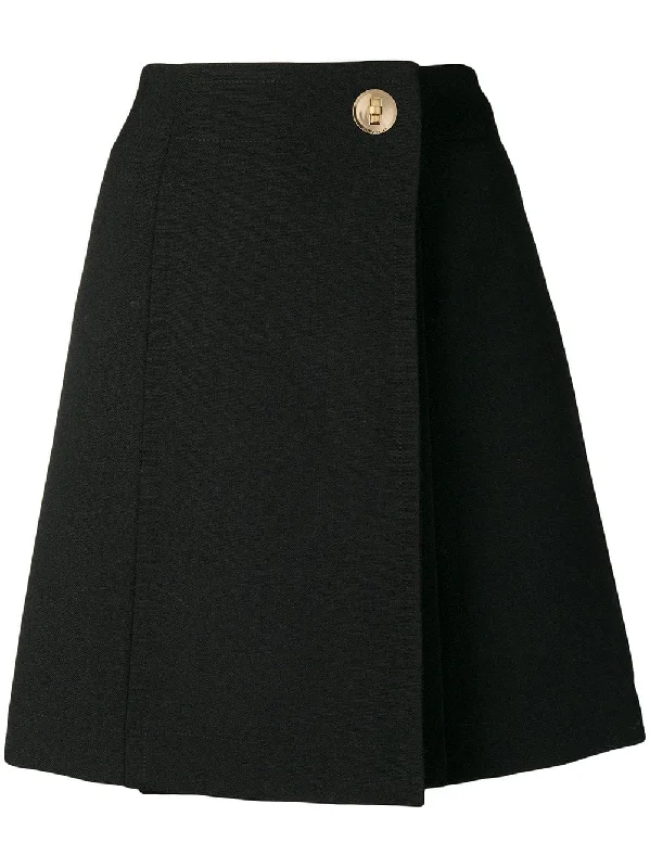 A-line wrap skirt Denim unclassified skirts