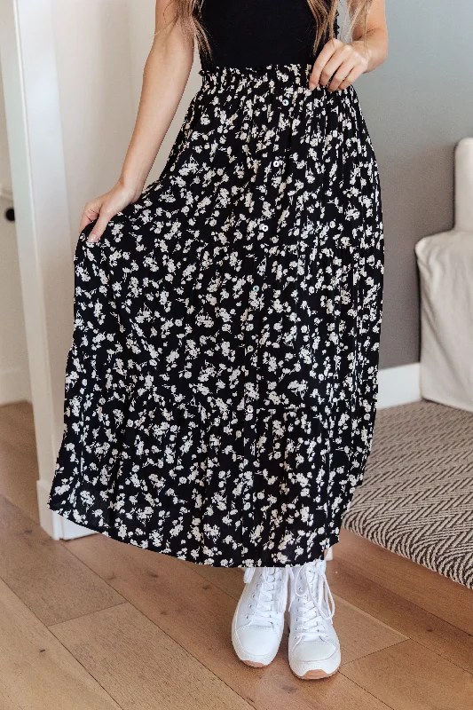 Flowers Floral Skirt Side-tie unclassified skirts