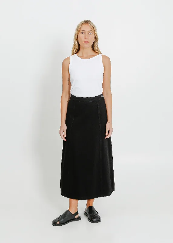 FRANCIS SKIRT / BLACK Dark color unclassified skirts