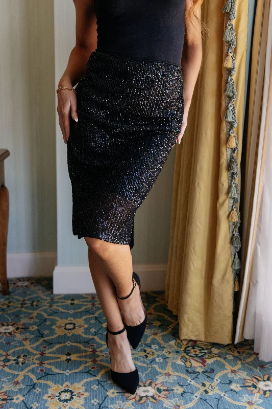 Gilded Age Sequin Skirt Cotton unclassified skirts