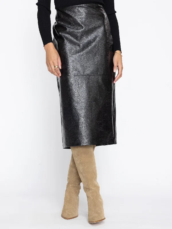 The Irene Vegan Leather Skirt Comfortable unclassified skirts