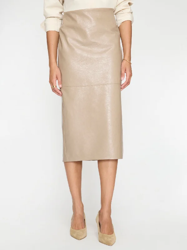 The Irene Vegan Leather Skirt Affordable unclassified skirts