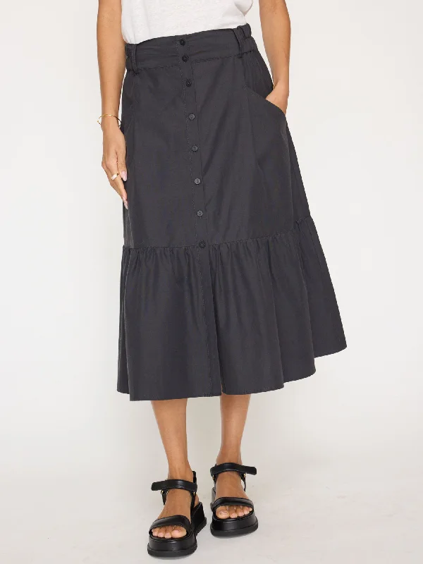 The Palms Tiered Skirt Floral unclassified skirts