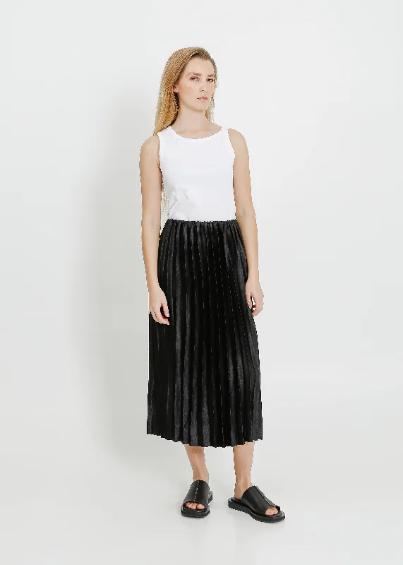 RILO PLEAT SKIRT / BLACK Travel unclassified skirts