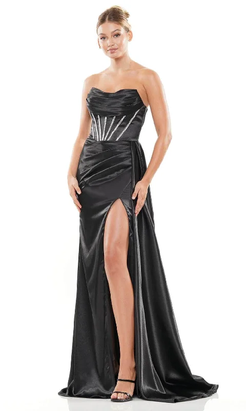 Colors Dress 3102 - Strapless Satin Prom Gown Fashion-forward party dresses