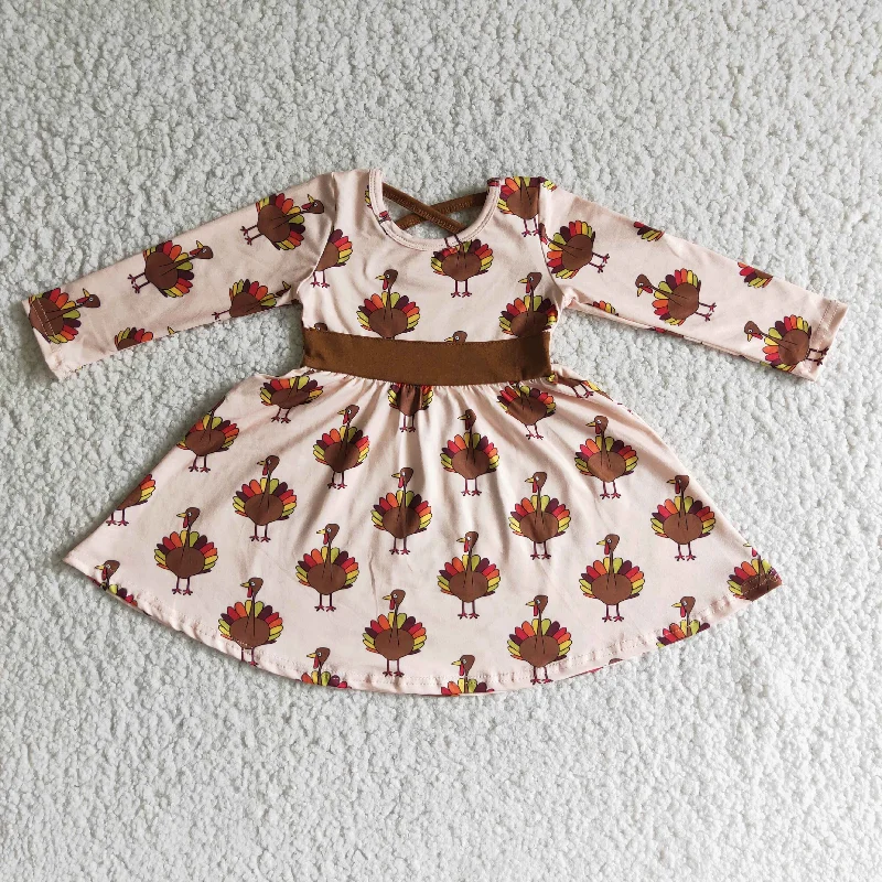 Turkey Print print dress Retro floral dresses