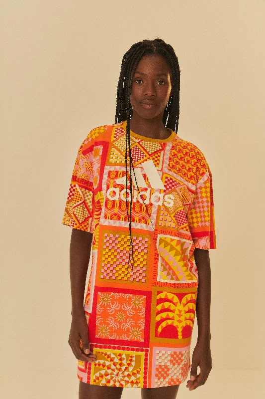 Adidas Farm Solar Kaleidoscope Pink Dress Fall unclassified dresses