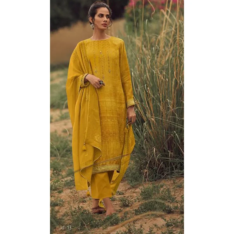 Beautiful Shalwar Kameez Dupatta Dress Pakistani Indian Free Size Women's Wear Ready Made Simple Embroidery Worked Trouser Plazzo Pant Suits Backless unclassified dresses