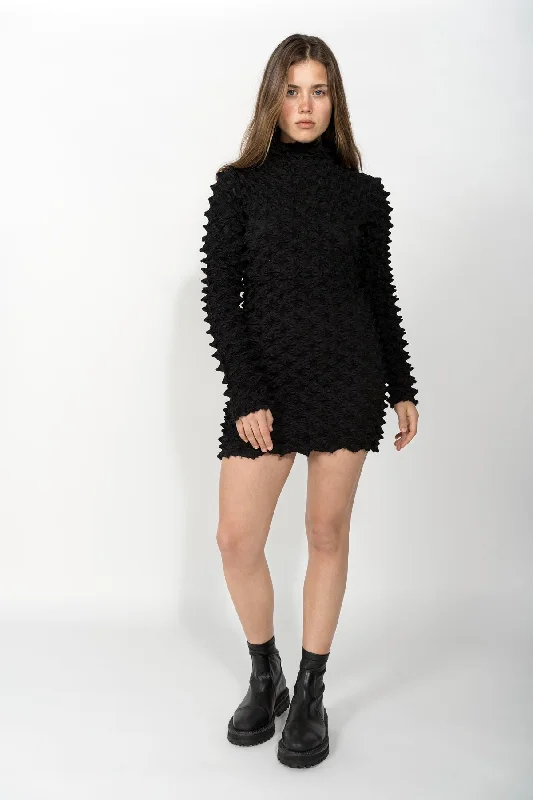 BLACK SPIKED DRESS Flowy unclassified dresses