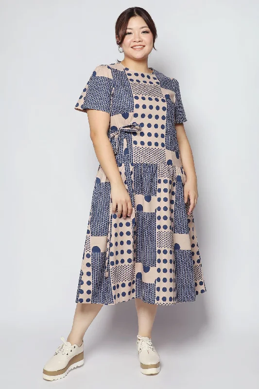 Bonnie Dress in Circular Print Designer unclassified dresses