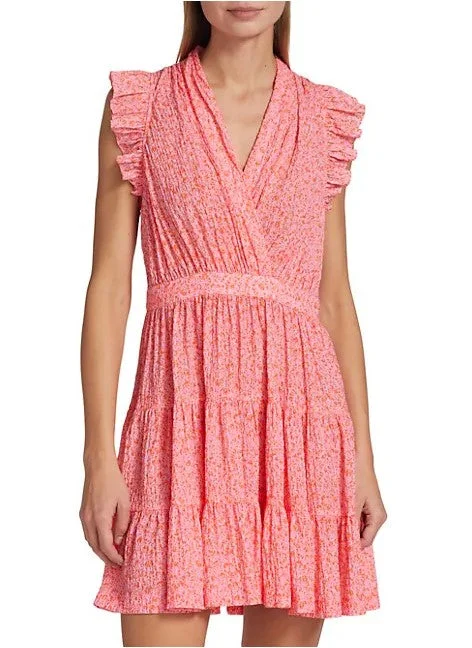 Cinq a Sept Nanci Dress - Pink Print Casual unclassified dresses