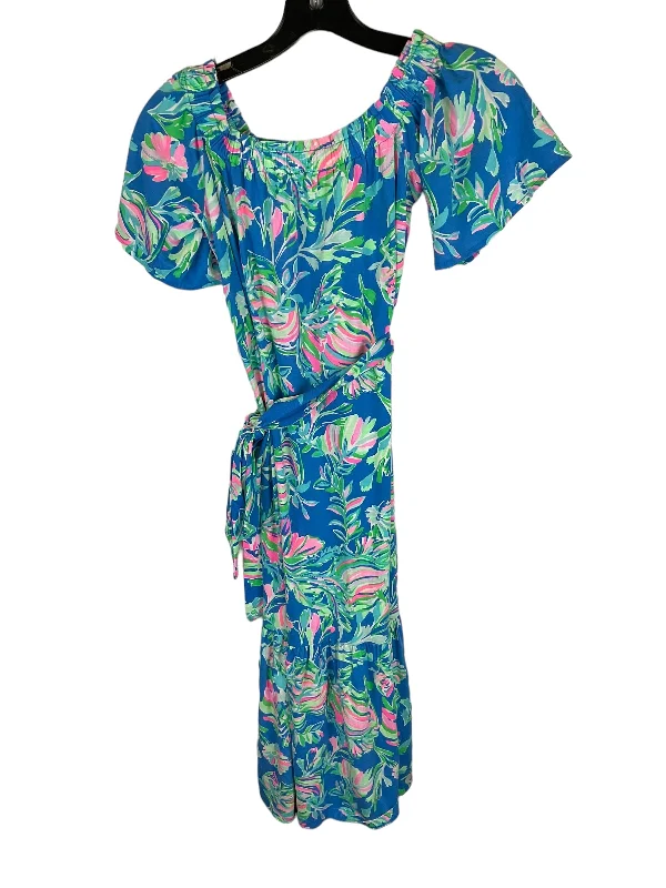 Dress Designer By Lilly Pulitzer In Multi-colored, Size: Xs Lightweight unclassified dresses