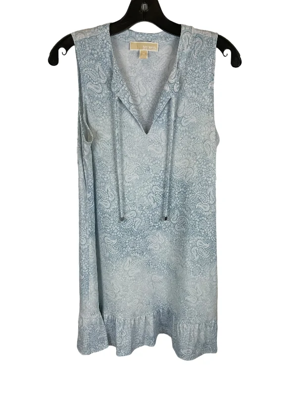 Dress Designer By Michael By Michael Kors In Blue & White, Size: M Tulle unclassified dresses