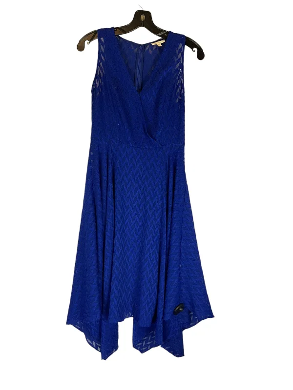 Dress Designer By Shosanna In Blue, Size: S Engagement unclassified dresses