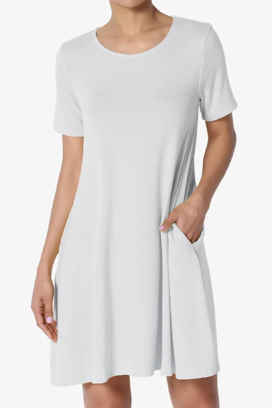 Ednes Pocket Flared Tunic Top Sleeveless unclassified dresses