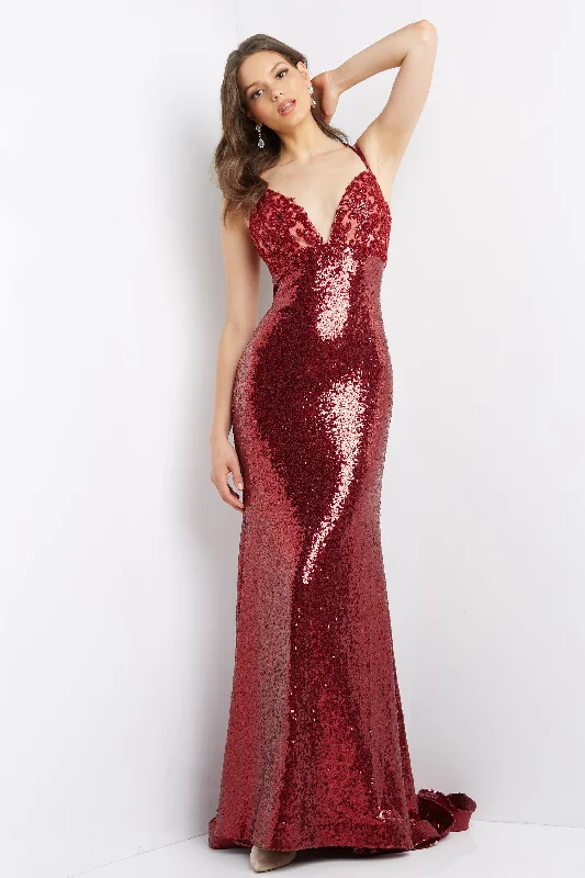 Embroidered Tie Back Prom Dress By Jovani -JVN05803 Budget-friendly unclassified dresses