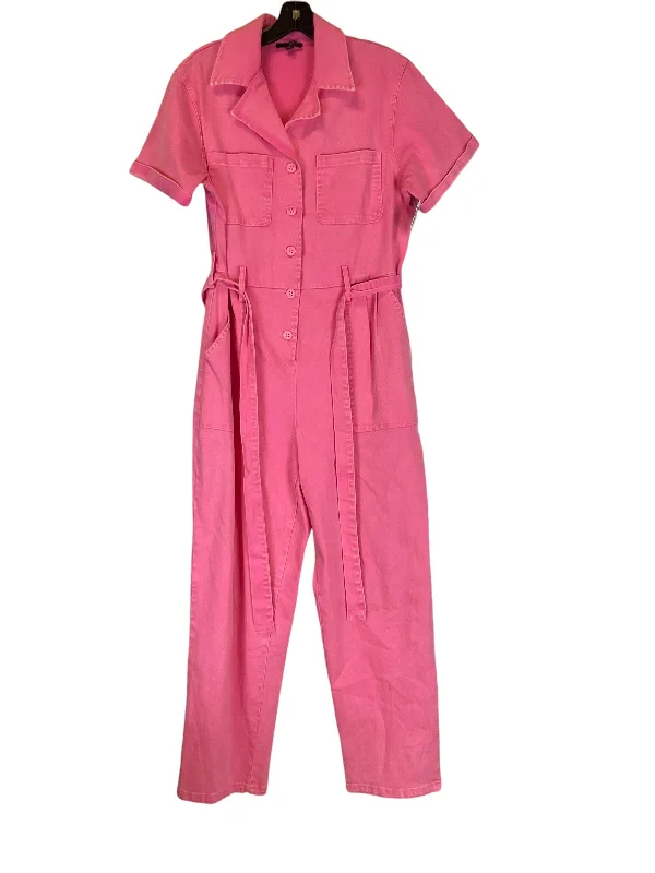 Jumpsuit By Skies Are Blue In Pink, Size: L Floral unclassified dresses