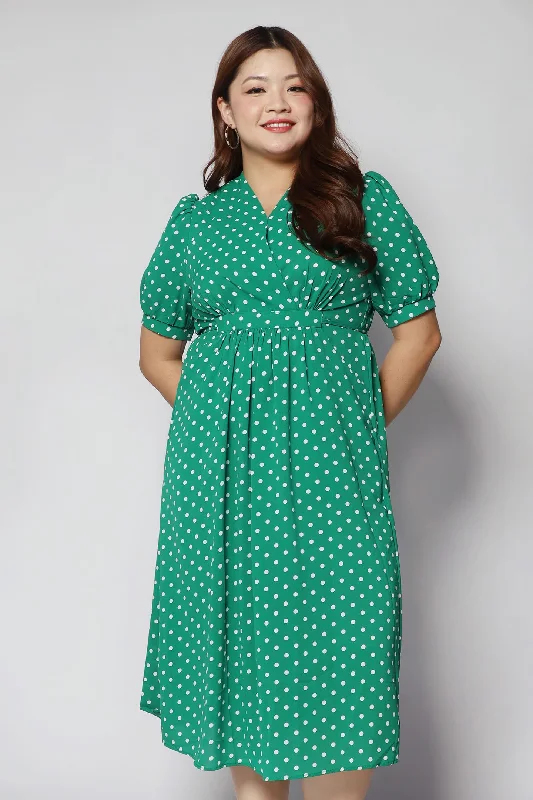 Kate Dress in Green Polkadot Anniversary unclassified dresses