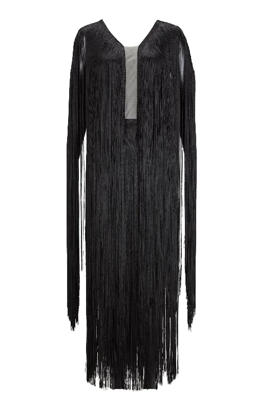 Mara fringe dress Ruched unclassified dresses