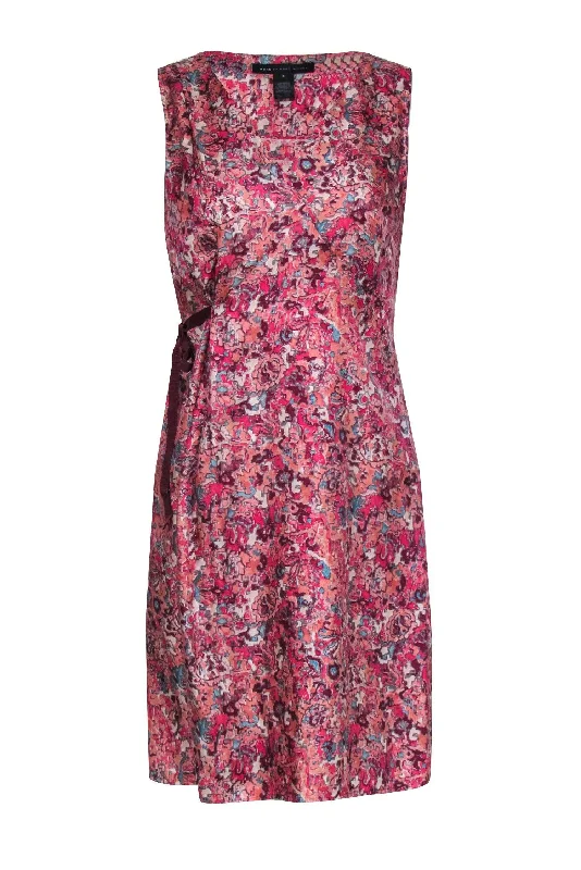 Marc by Marc Jacobs - Pink & Multicolor Abstract Pattern Silk Dress Sz 6 Summer unclassified dresses