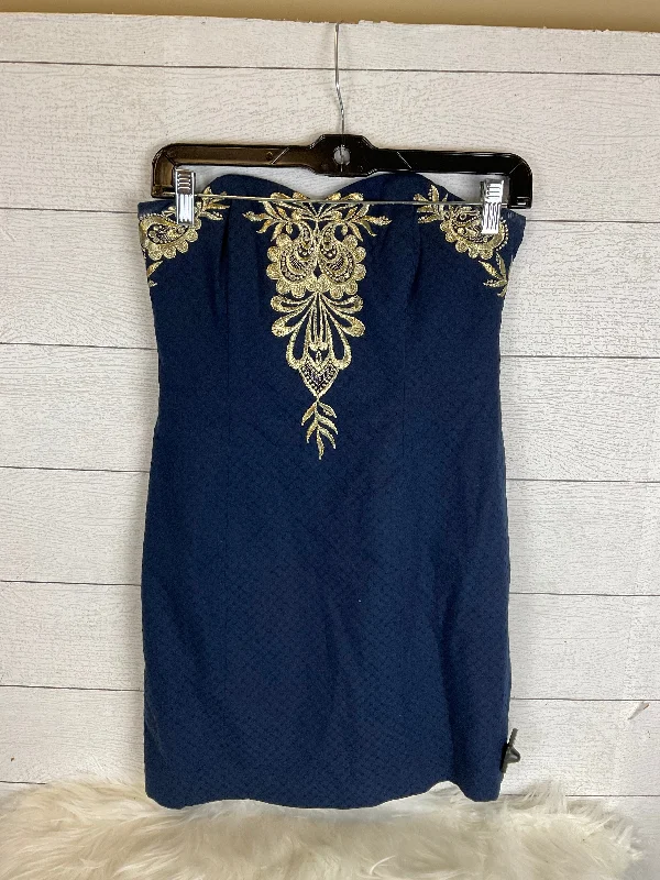 Navy Dress Designer Lilly Pulitzer, Size 0 Unique unclassified dresses