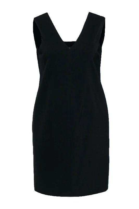 Rag & Bone - Black Sleeveless Shift Dress Sz S Monochrome unclassified dresses