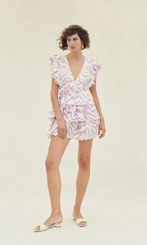 Saylor NYC Calista Dress - Lavender Inkat Affordable unclassified dresses