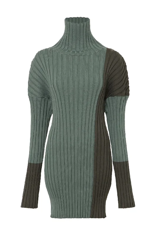 Shrink Knit / Green Preppy unclassified dresses