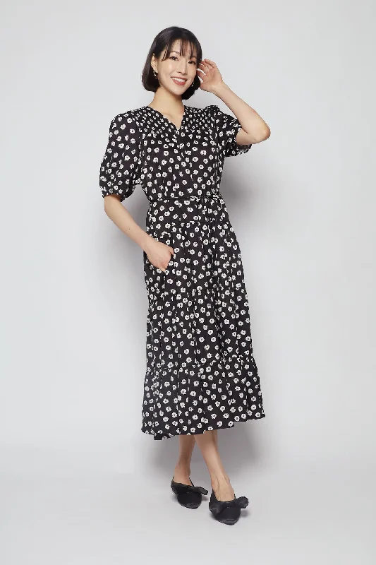 Sydney Dress in Sunflower Polka dot unclassified dresses