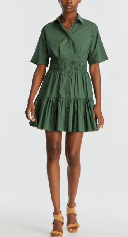 Veronica Beard Greta Dress - Forest Y2K unclassified dresses