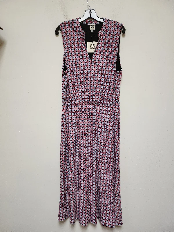 Dress Casual Maxi By Anne Klein In Blue & Pink, Size: M Soft Maxi Skirt