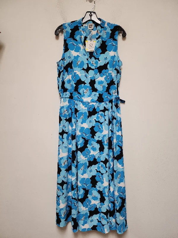 Dress Casual Maxi By Anne Klein In Blue, Size: M Stylish Maxi Skirt