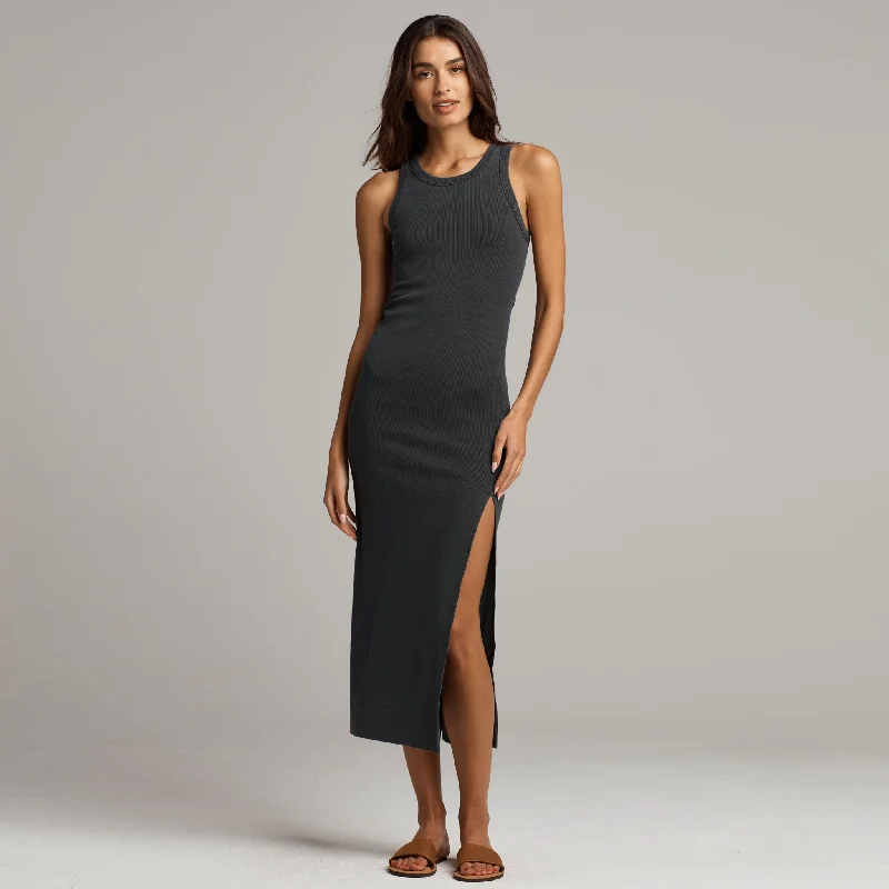 Dylan Knit Maxi Dress Black Maxi Skirt