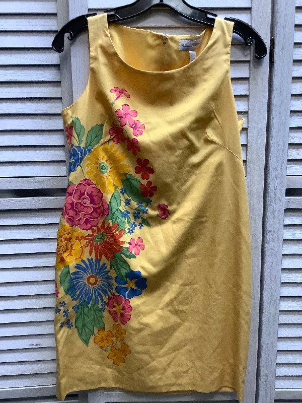 Yellow Dress Casual Midi Petite Sophisticate, Size 4 Casual Midi Skirt